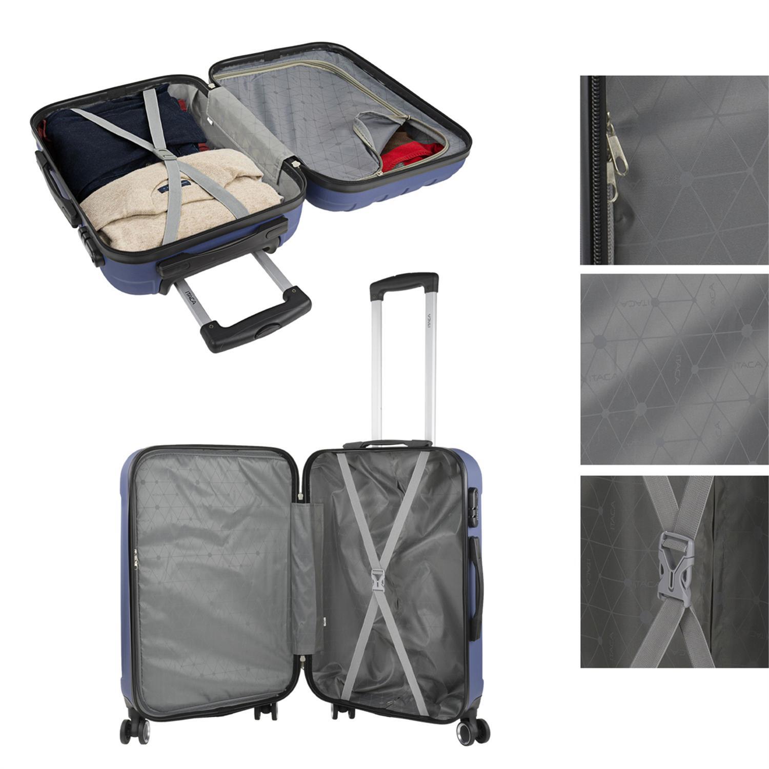 Maleta Mediana Abs Unisex 58L Itaca Havel 63Cm 3/5