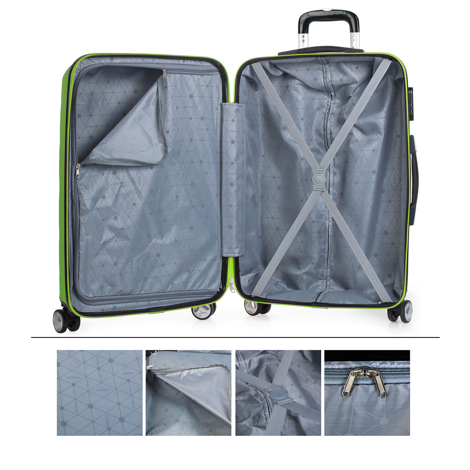 Maleta Mediana Abs 64L Itaca Elba 67Cm 2/5