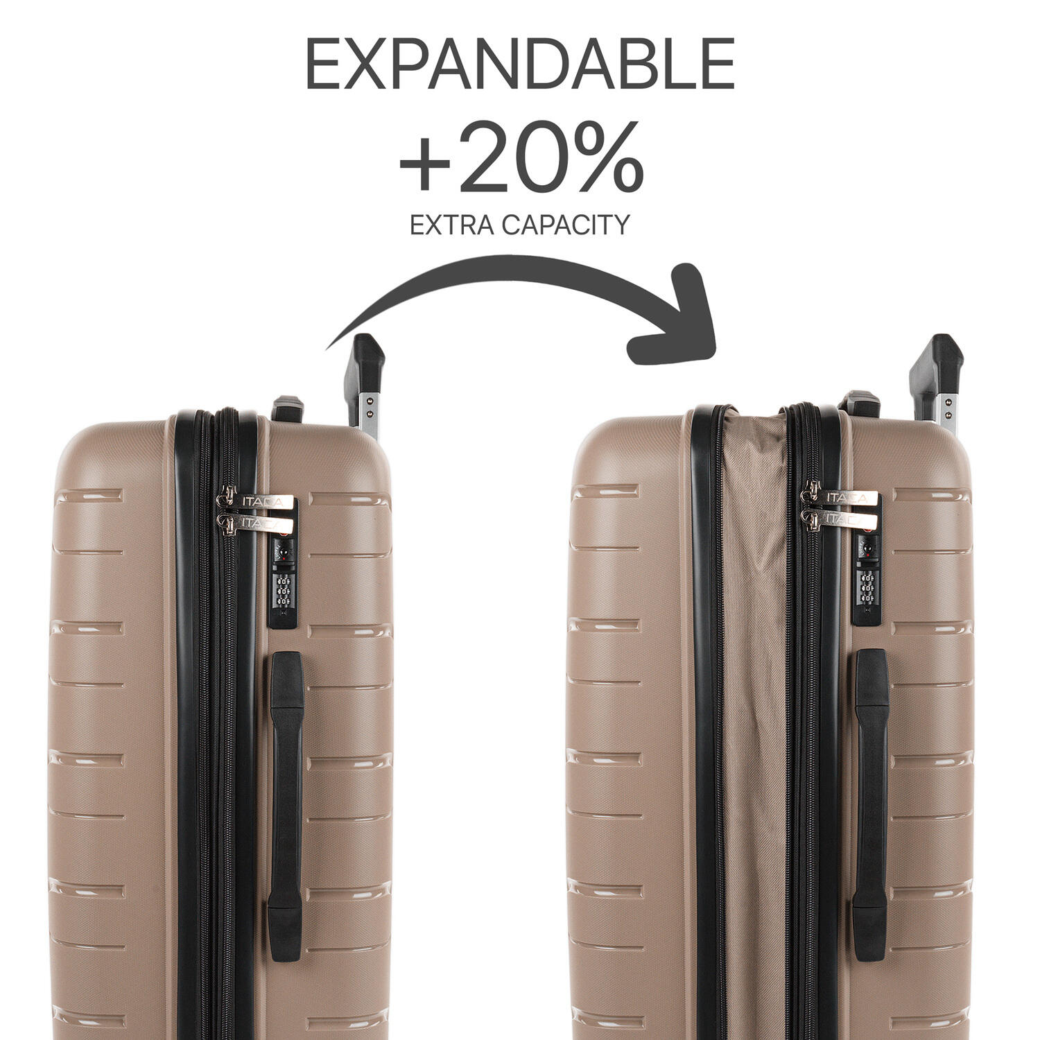 Maleta Mediana Polipropileno Unisex 58L Itaca Moscu 66Cm 5/5