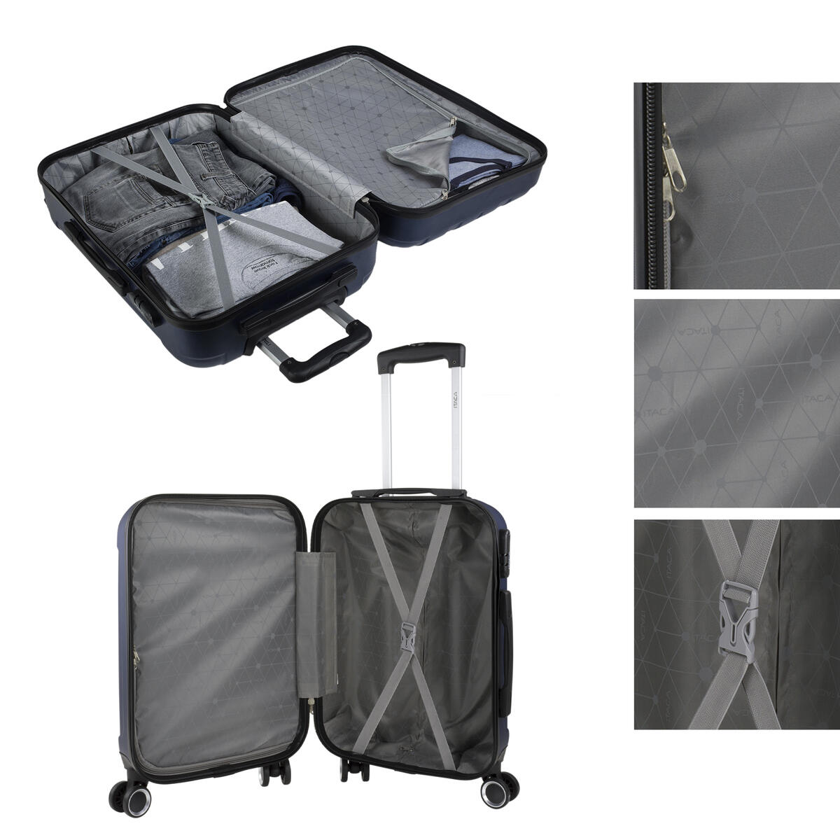 Maleta Cabina Abs Unisex 36L Itaca Havel 55Cm 3/5