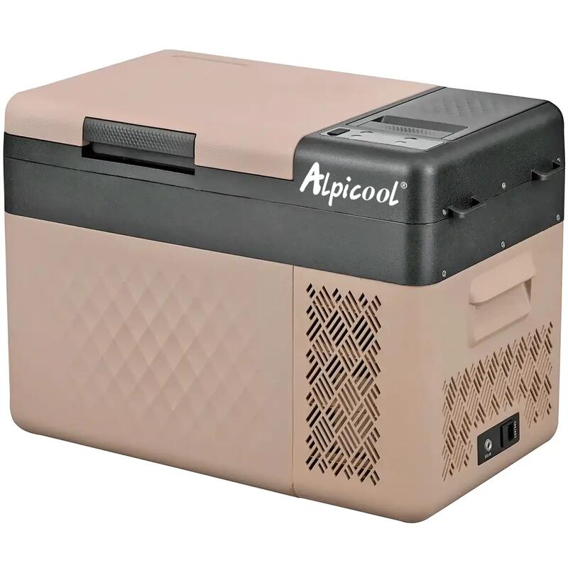Nevera portátil Camping con Compresor 12/24/220V Alpicool RT25 (Congela -20ºC)