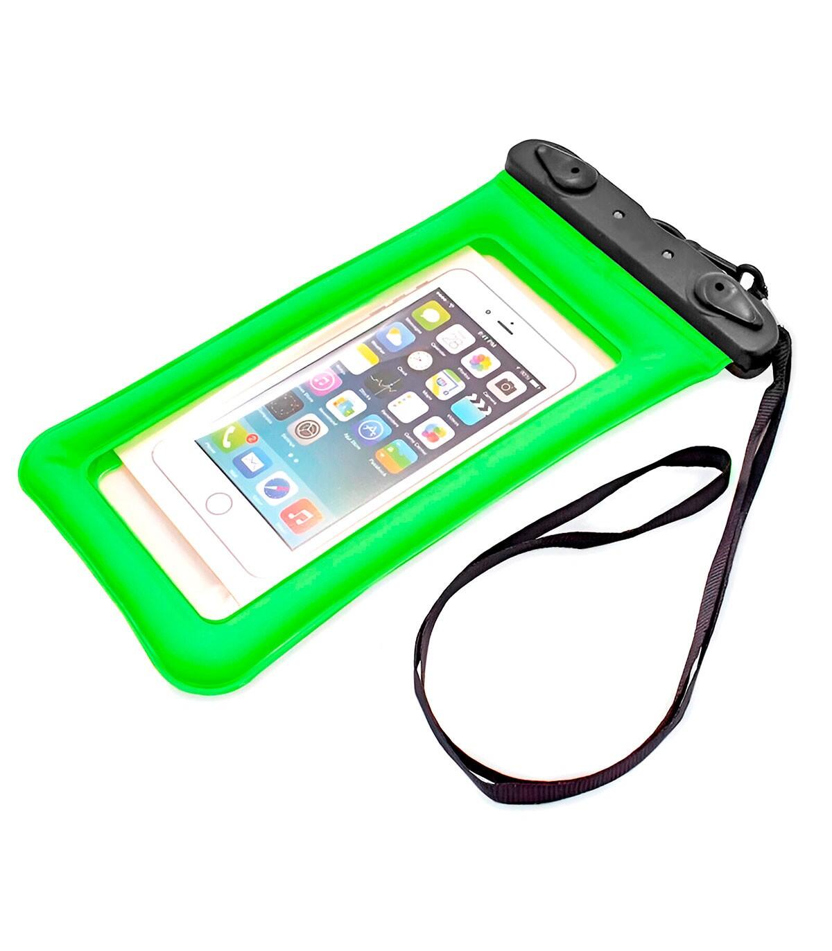 Custodia Impermeabile Smartphone Universale Subacquea Galleggiante - Verde 2/5
