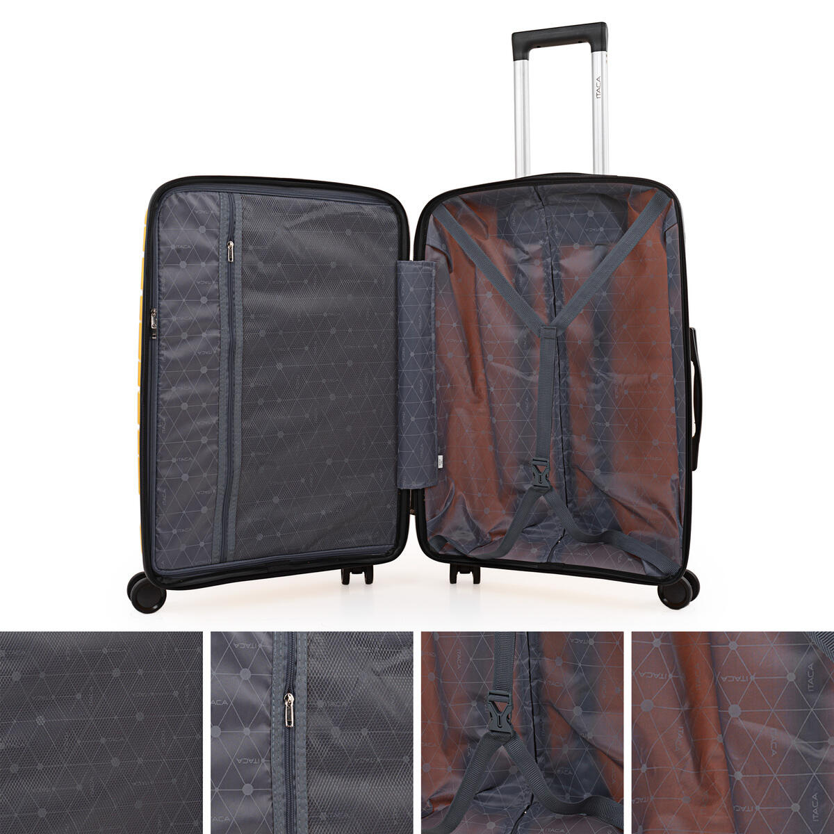 Maleta Mediana Polipropileno Unisex 55L Itaca Sarajevo 68Cm 3/5