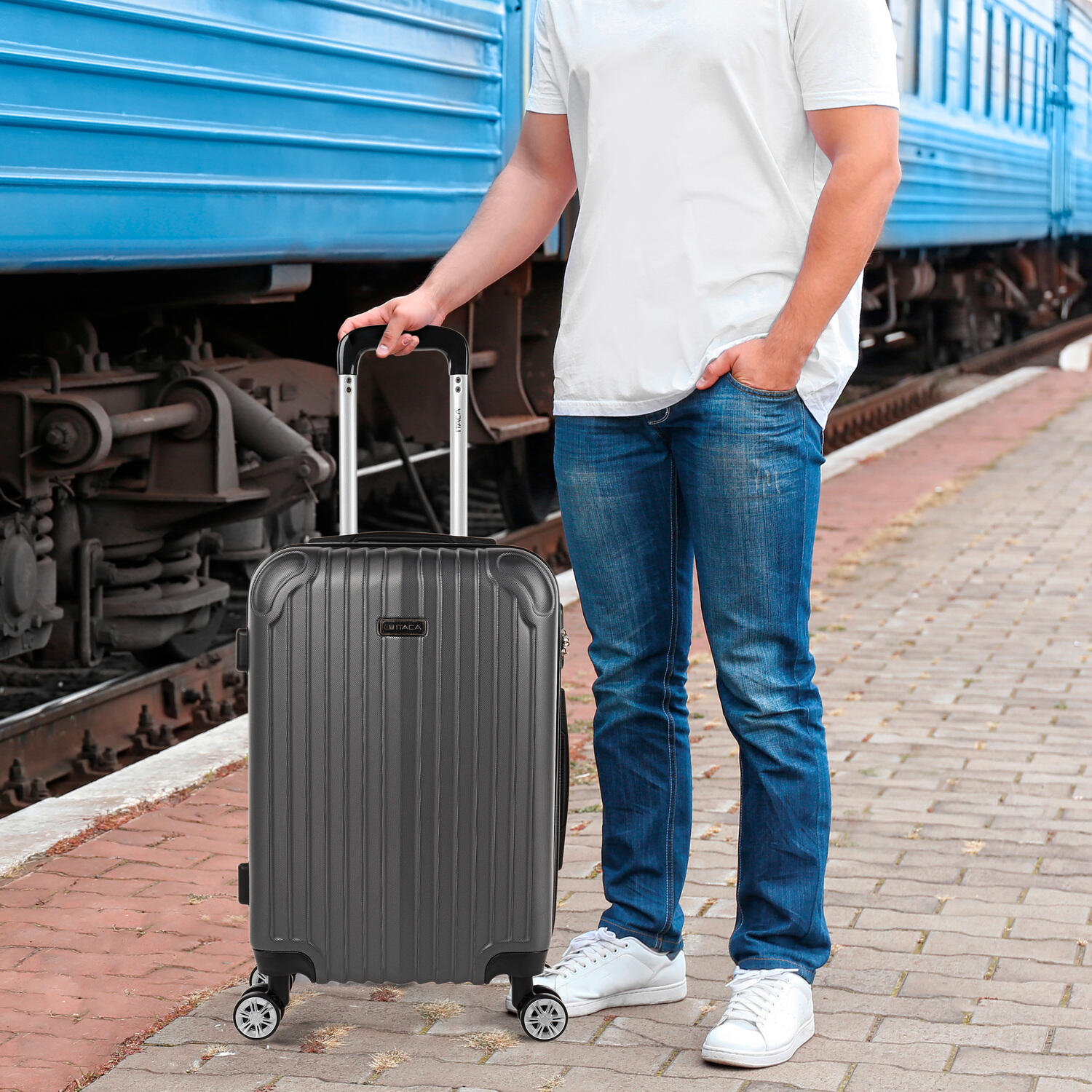 Maleta Cabina Abs Unisex 38L Itaca Colección 55Cm 5/5