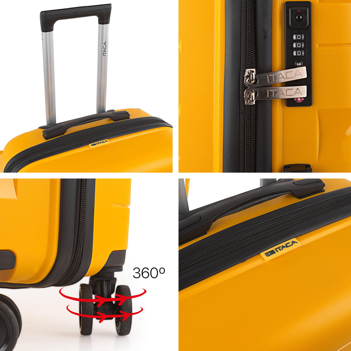 Maleta Mediana Polipropileno Unisex 55L Itaca Sarajevo 68Cm 4/5