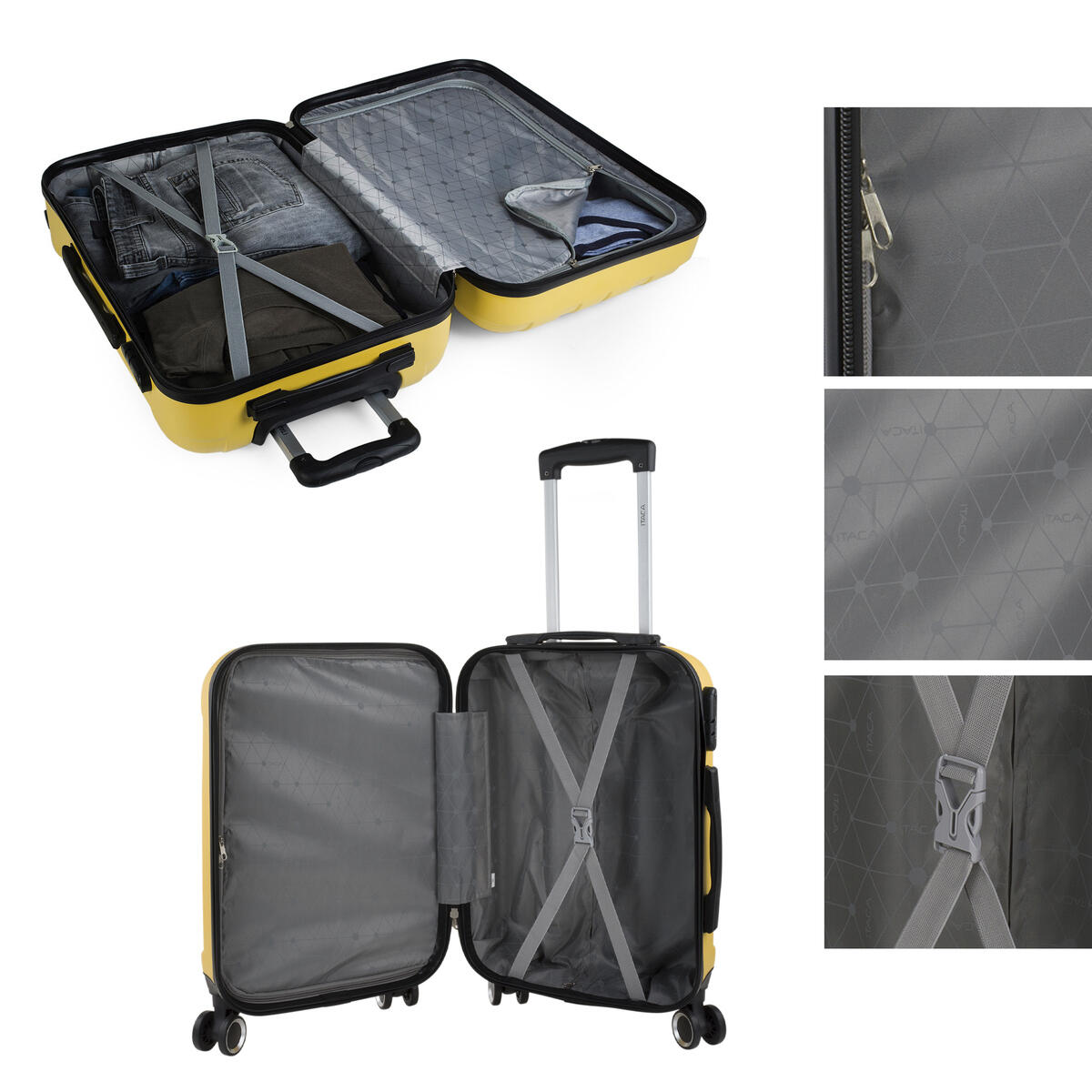 Maleta Cabina Abs Unisex 36L Itaca Havel 55Cm 3/5