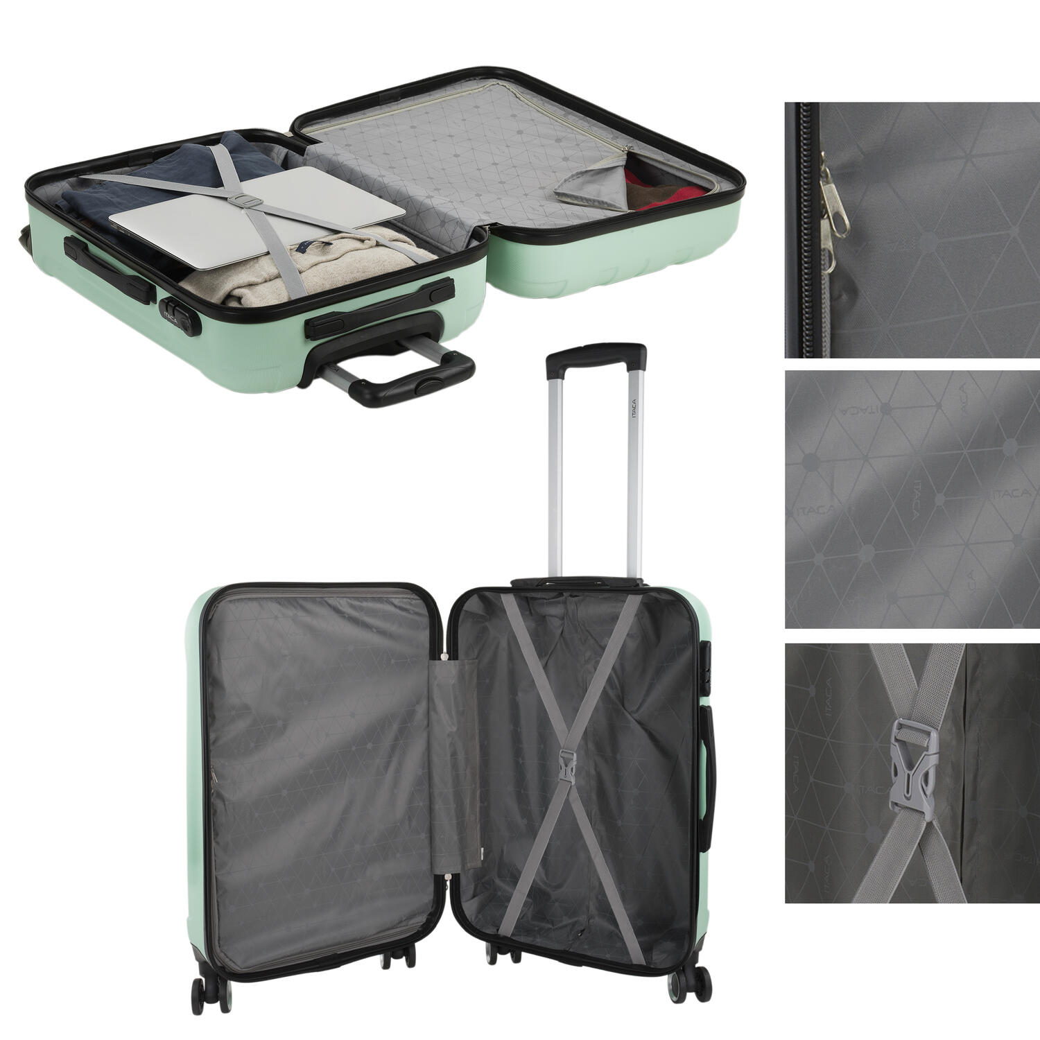 Maleta Grande Abs Unisex 91L Itaca Havel 73Cm 3/5