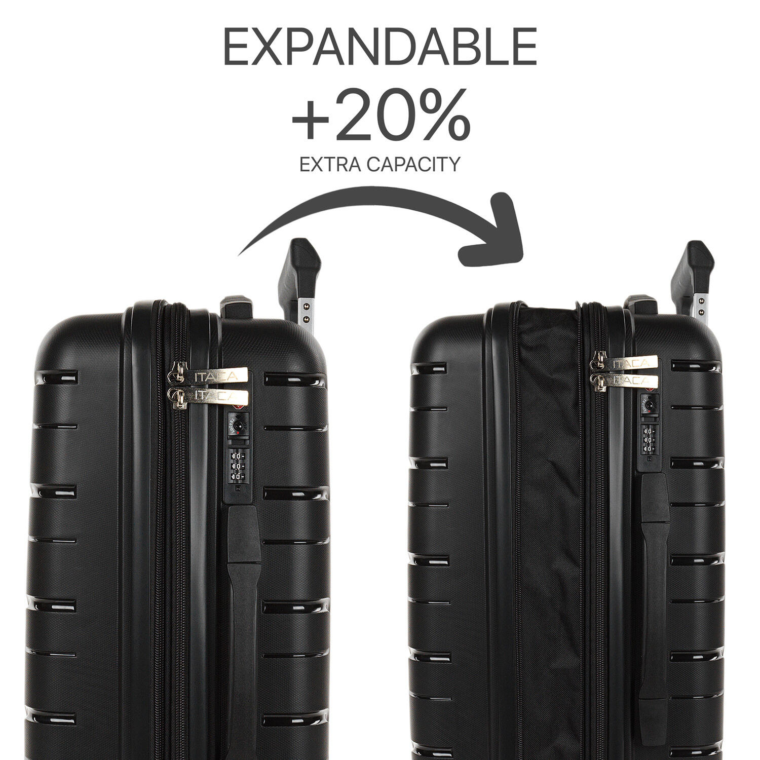 Maleta Mediana Polipropileno Unisex 58L Itaca Moscu 66Cm 5/5