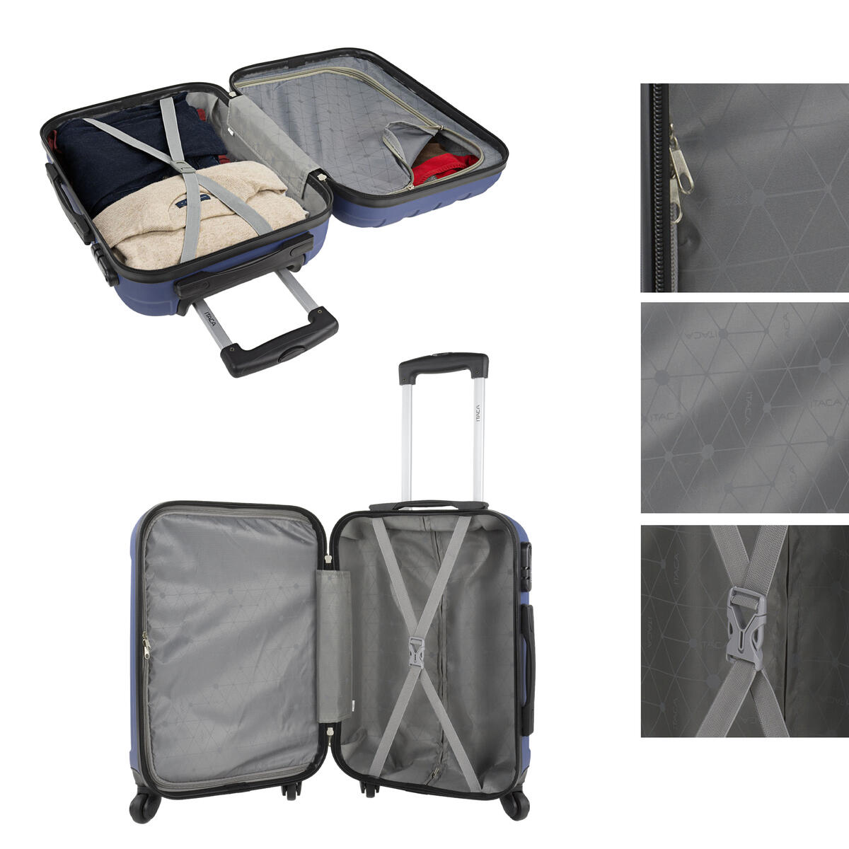 Maleta Cabina Abs Unisex 36L Itaca Havel 55Cm 3/5