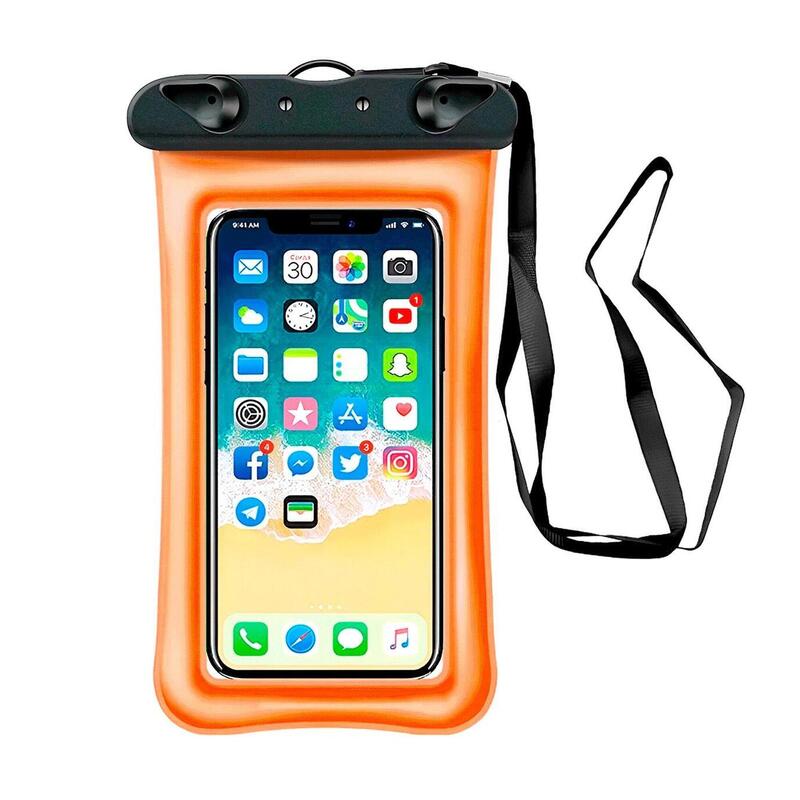 Funda para móvil acuática impermeable universal, Naranja