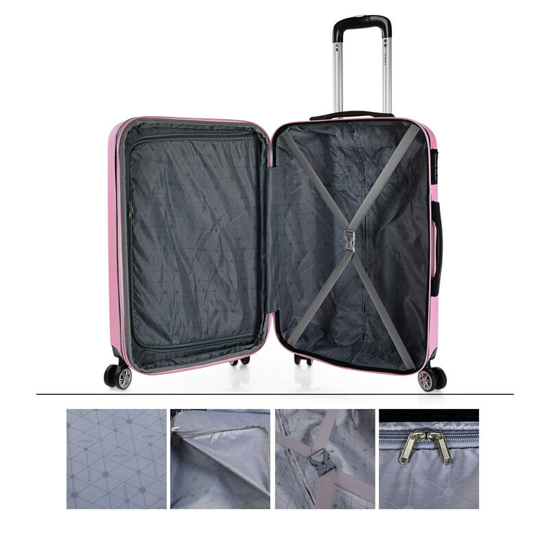 Maleta Cabina Abs Unisex 38L Itaca Colección 55Cm