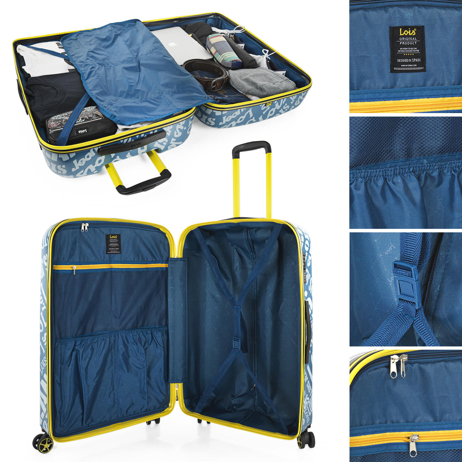 Maleta Pc Grande 88L Lois Kenner 49X77,5X27cm 4/7