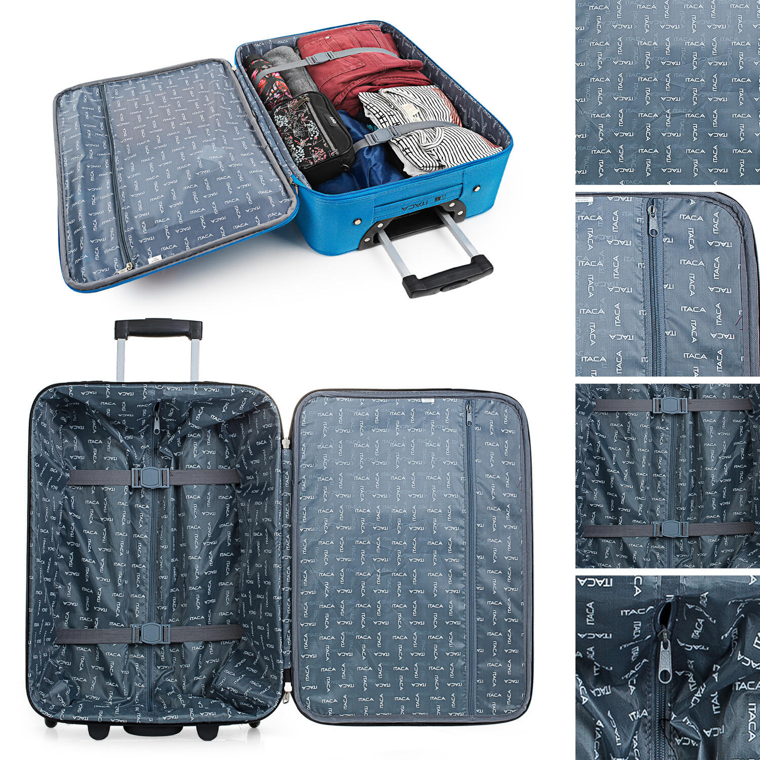 Maleta Cabina Eva 36L Itaca Cassley 55Cm 3/5
