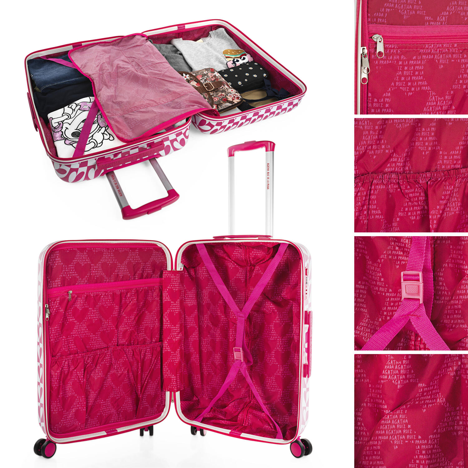 Maleta Pc Mediana 64L Agatha Ruiz De La Prada Mirror 44X67x24cm 4/7