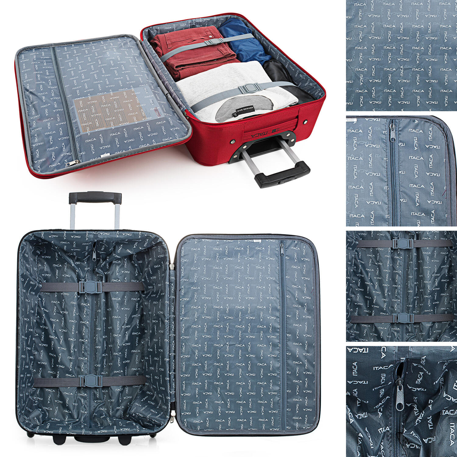 Maleta Cabina Eva 36L Itaca Cassley 55Cm 3/5