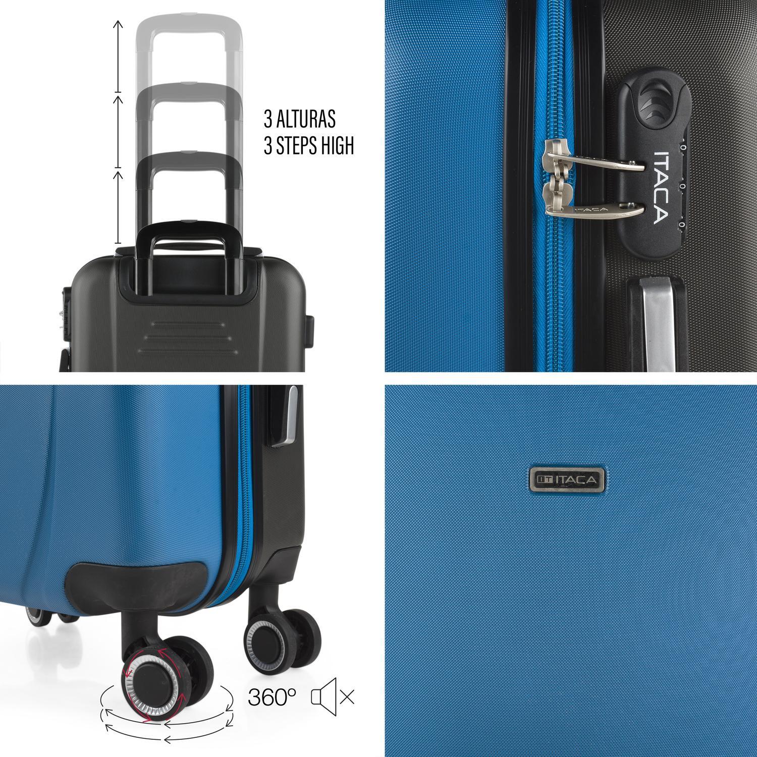 Maleta Cabina Abs Unisex 36L Itaca Tiber 55Cm 4/5