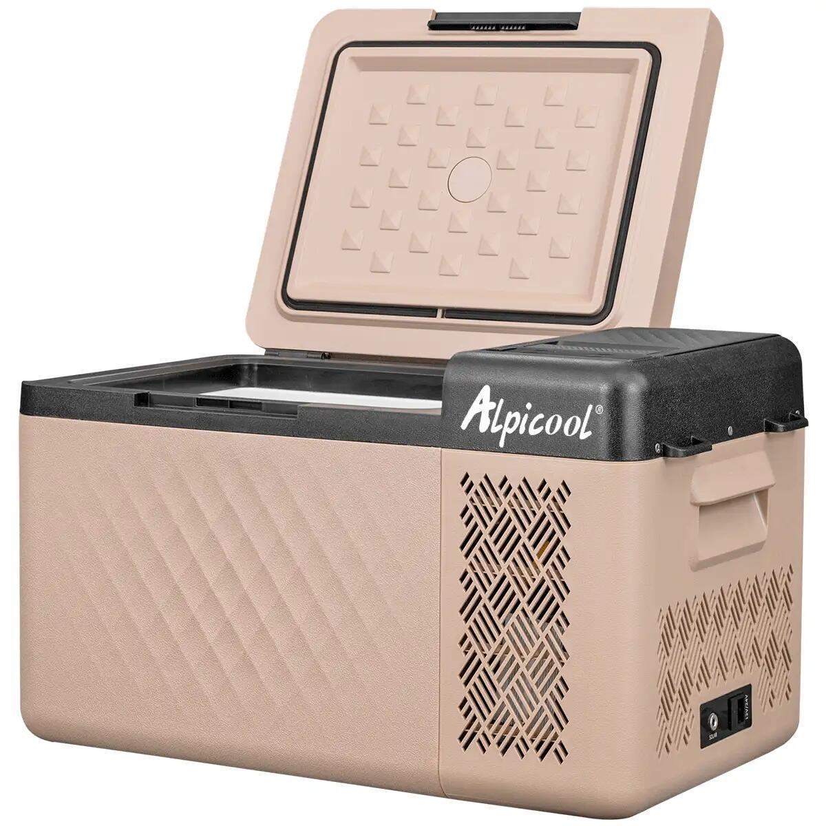 ALPICOOL Frigorífico Portátil de Campismo 12/24/220V Alpicool RT20 (Congela -20ºC)
