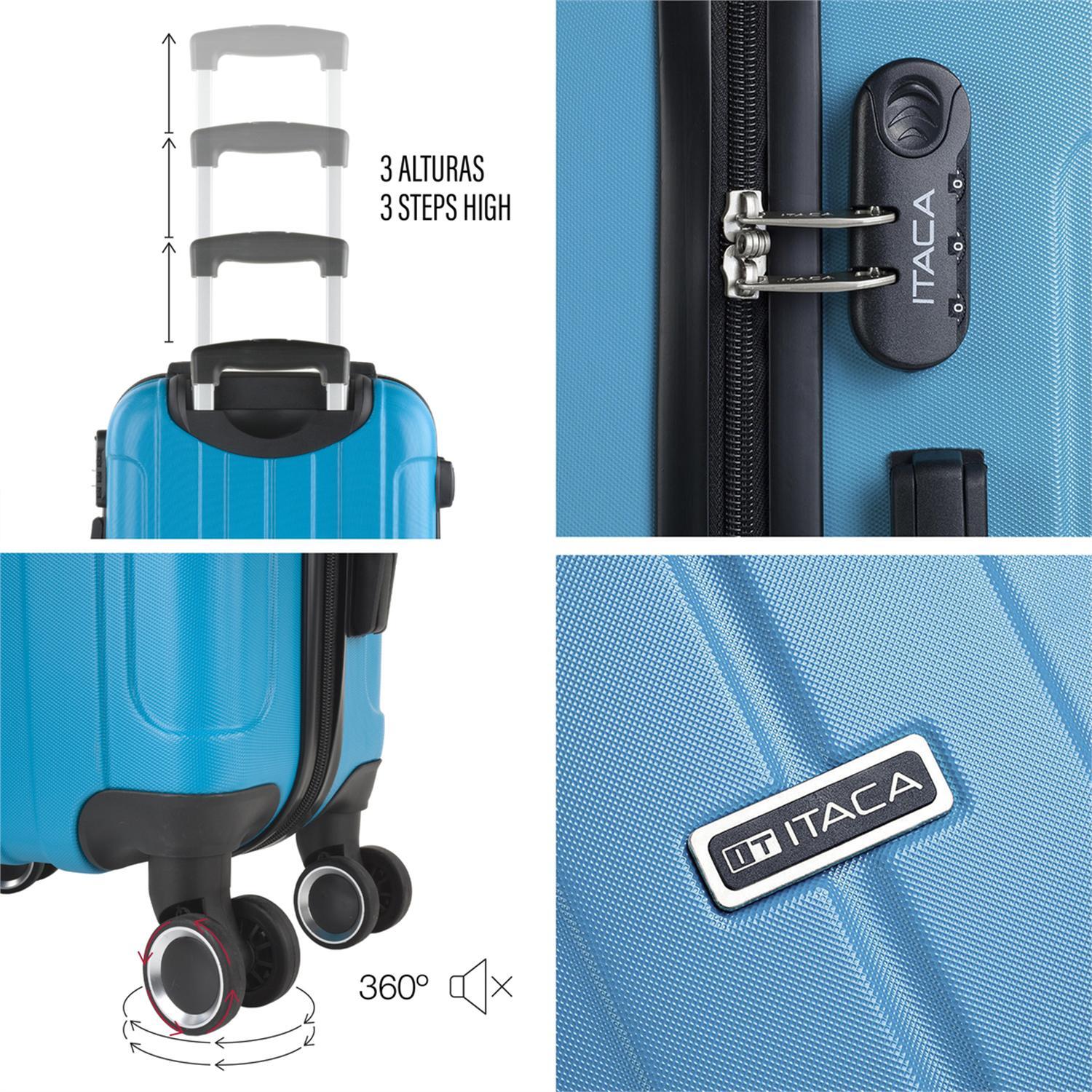 Maleta Cabina Abs Unisex 36L Itaca Havel 55Cm 4/5