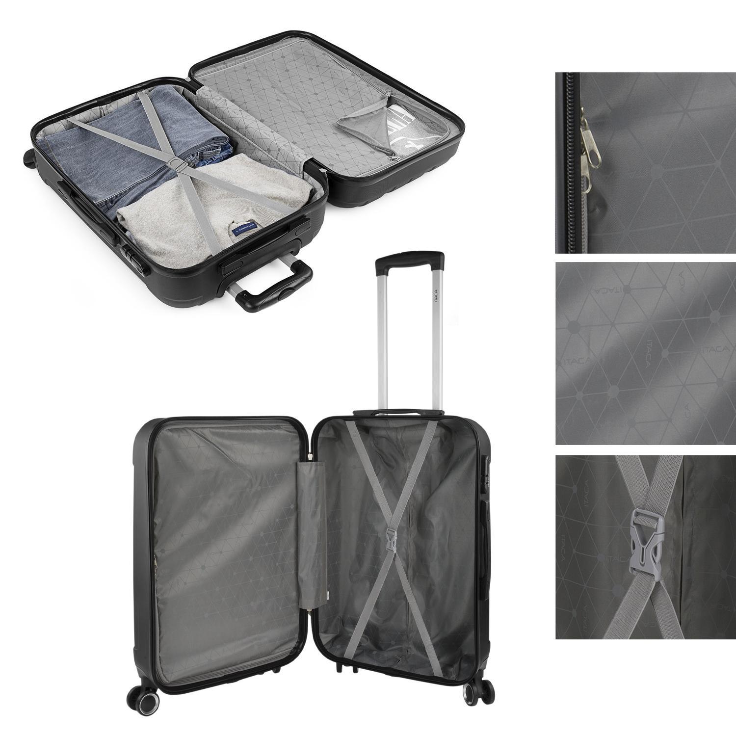 Maleta Mediana Abs Unisex 58L Itaca Havel 63Cm 3/5