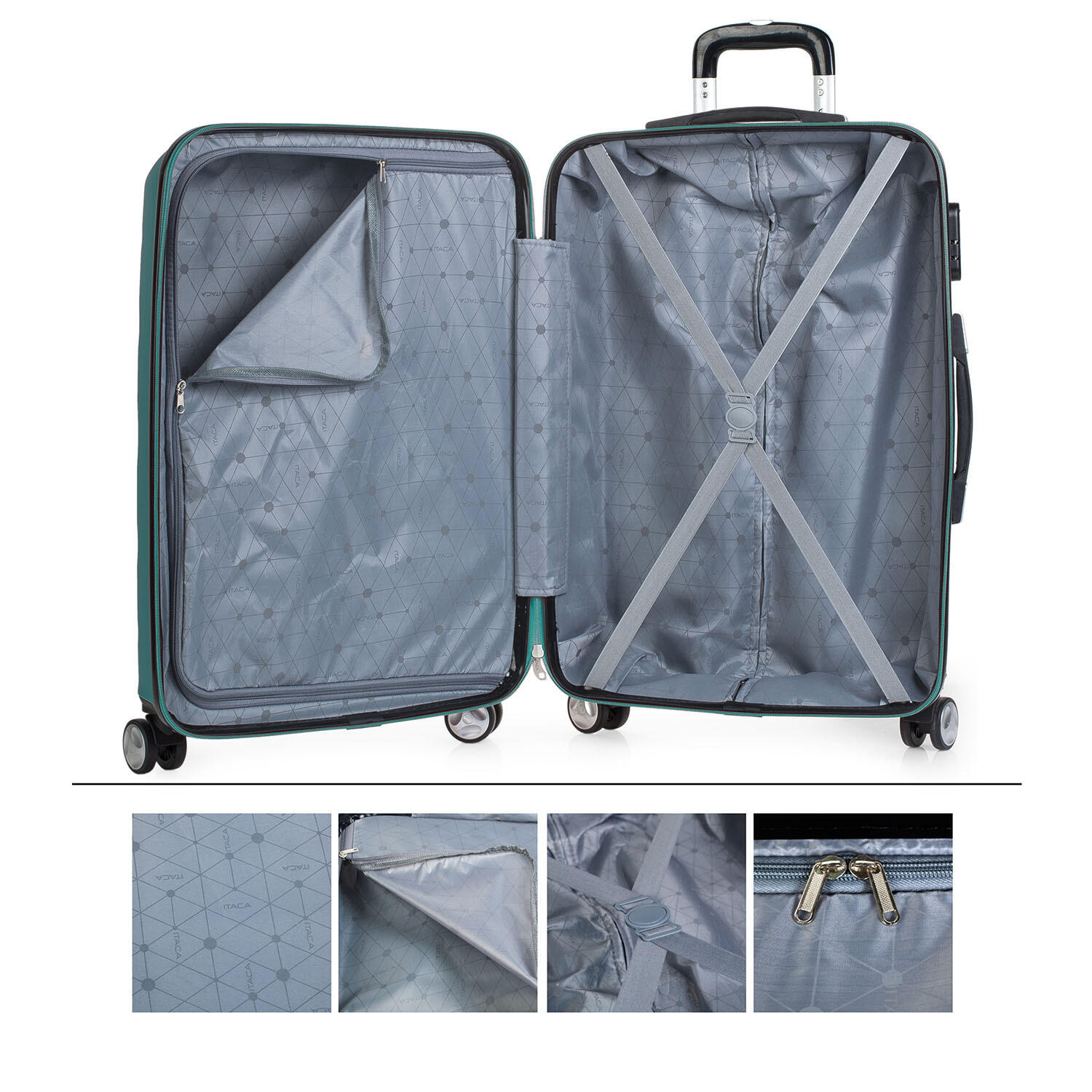 Maleta Mediana Abs 64L Itaca Elba 67Cm 2/5