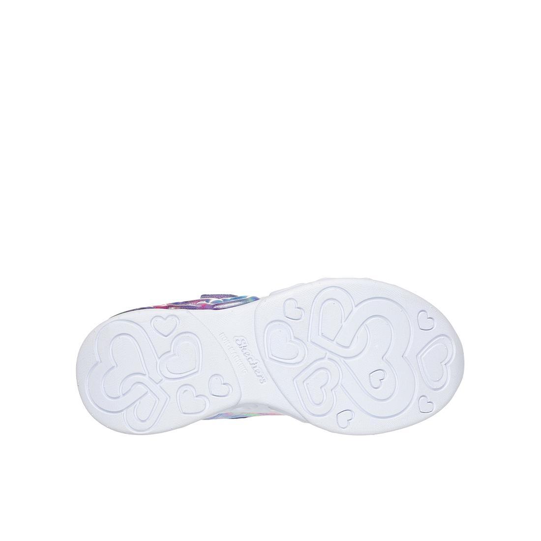 Tênis Skechers Kids Infinite Heart Lights Lavender 5/5