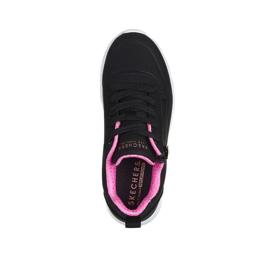 Tênis Pretos Uno Lite da Skechers Kid 4/5