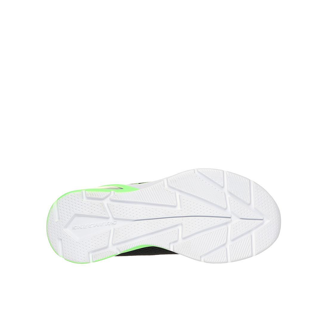 Tênis Skechers Kids Microspec Max II Preto-Verde 5/5
