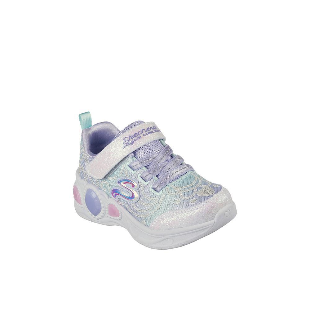 Princesa do Filho Skechers deseja tênis roxos 2/4