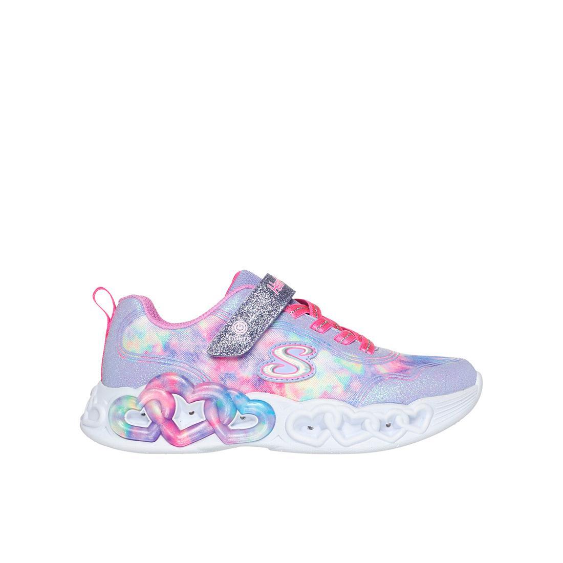 Zapatillas Deportivas Caminar Niña Skechers 303753L_LVMT Moradas Tira  Adherente