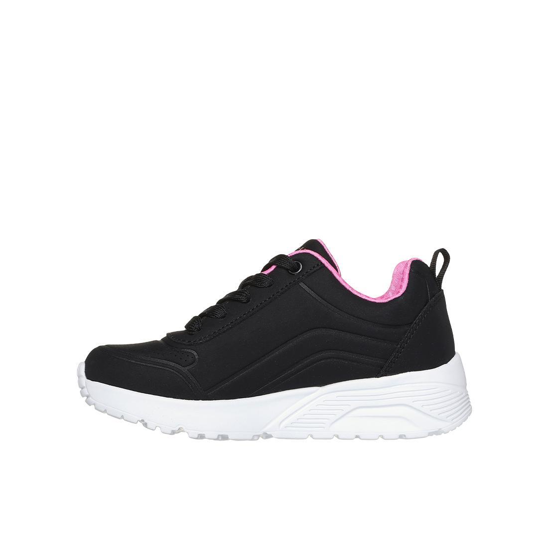 Tênis Pretos Uno Lite da Skechers Kid 3/5