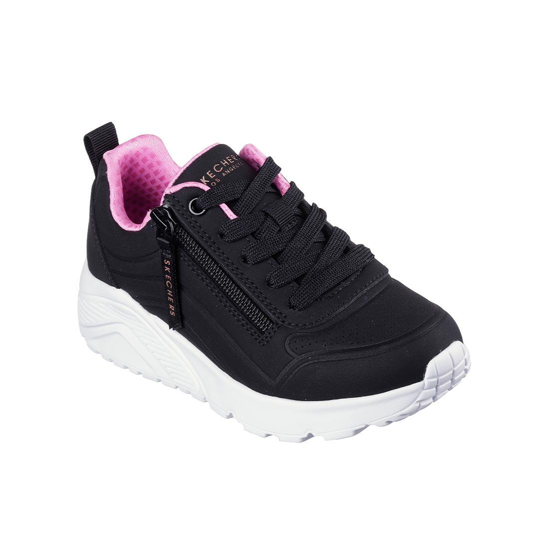 Tênis Pretos Uno Lite da Skechers Kid 2/5