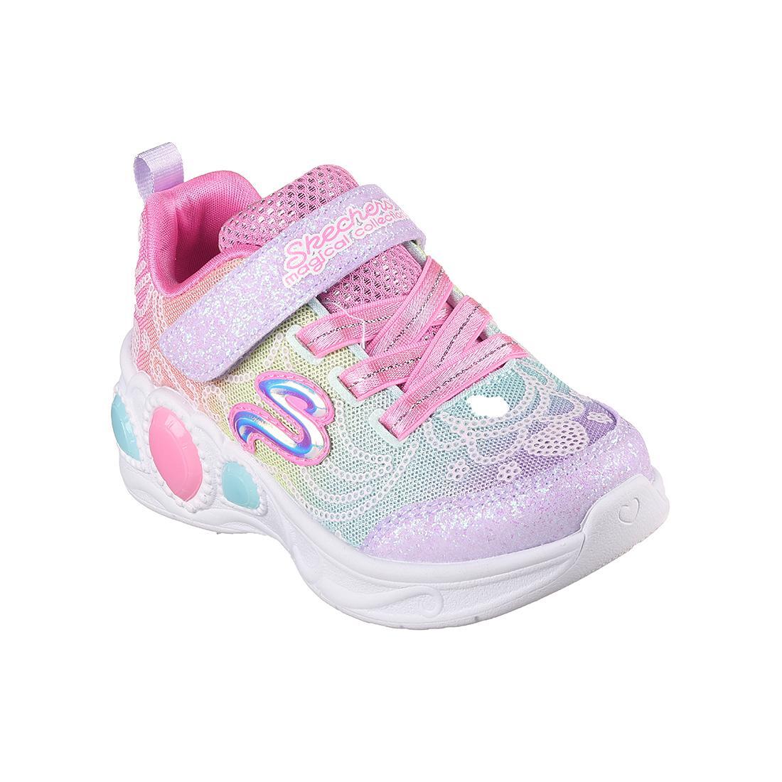 A princesa Skechers deseja tênis multicoloridos para crianças 2/5