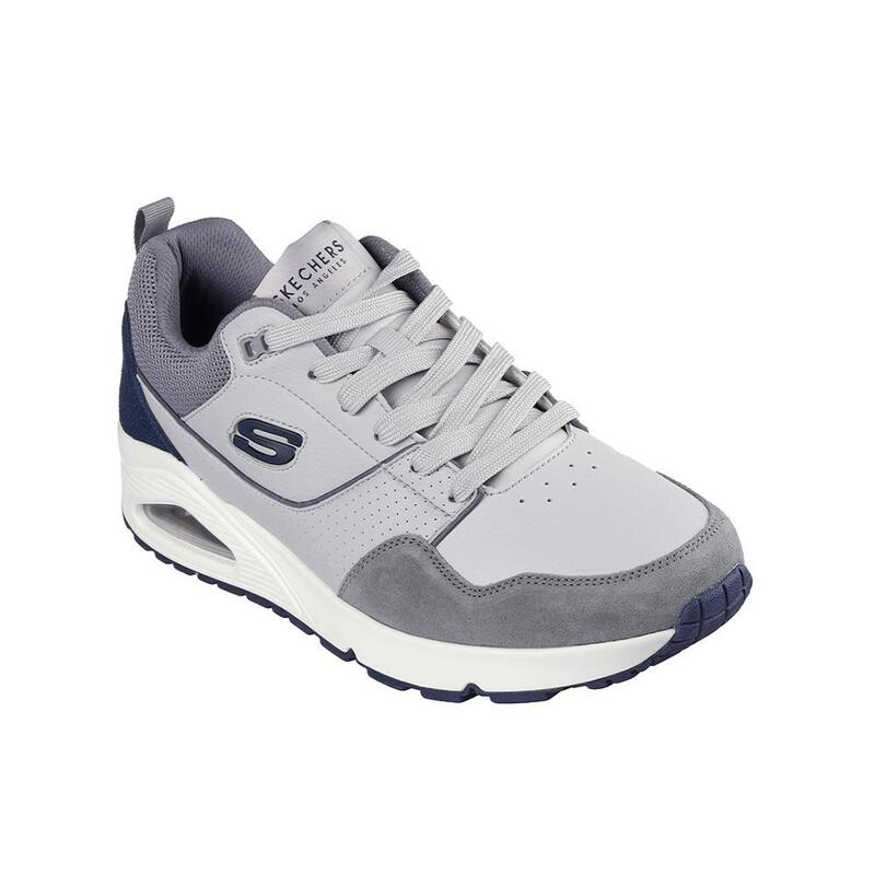 Zapatillas Deportivas Caminar Hombre Skechers 183020_GRY Grises con Cordones