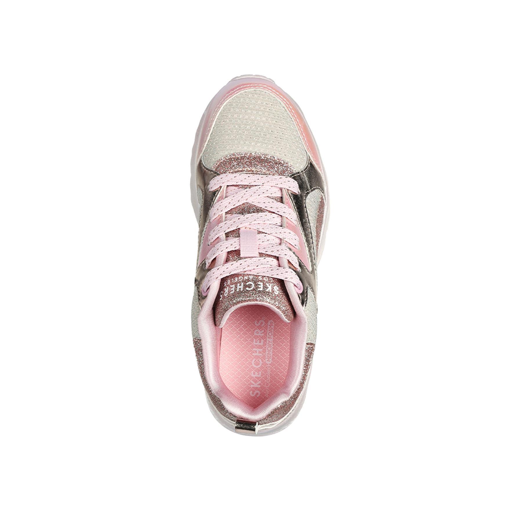 Tênis Uno Lite Rosa da Skechers Kid 4/5