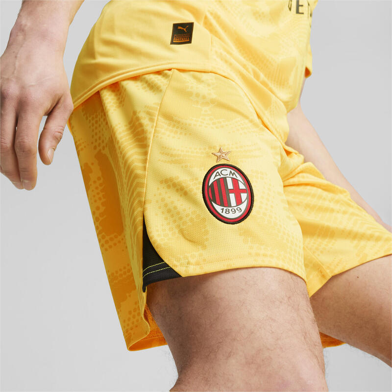 AC Milan 24/25 keepersshort voor heren PUMA Yellow Blaze Pelé