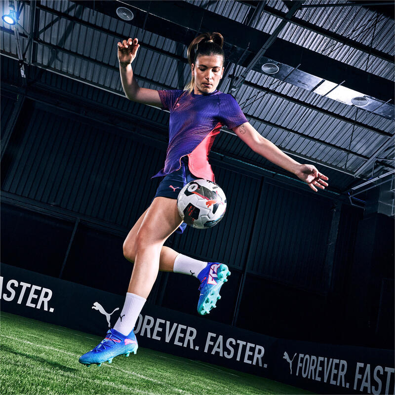 Ghete de fotbal femei Puma Future 7 FG AG, Albastru