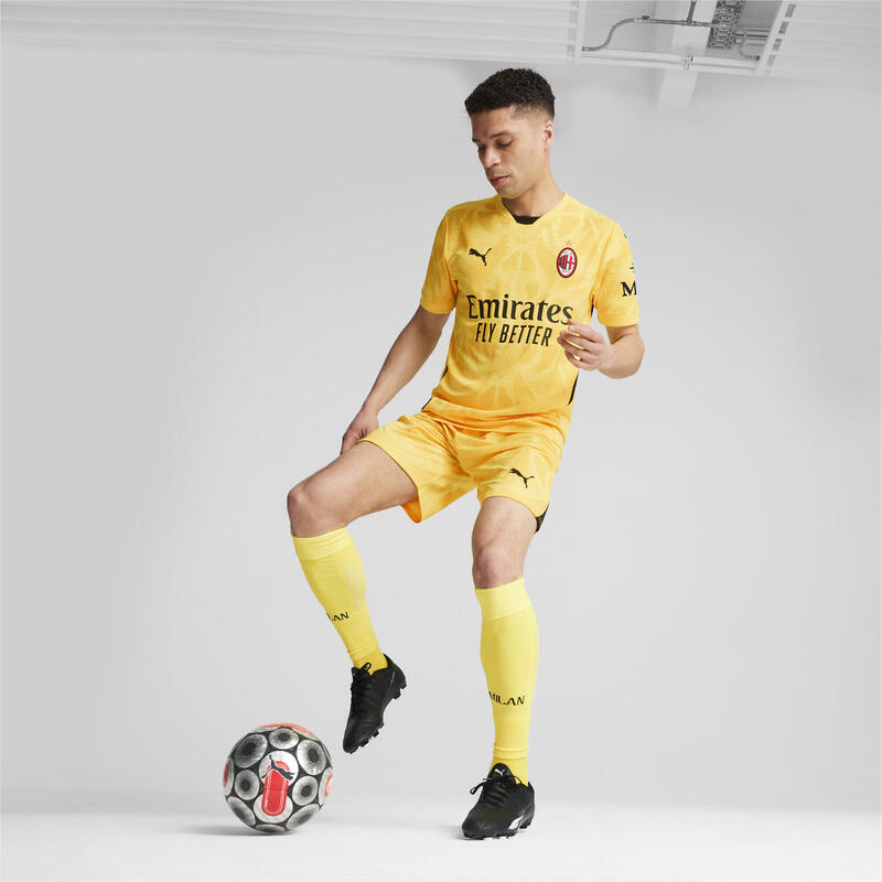 Pantaloni scurți pentru portar AC Milan 24/25 masculin PUMA Yellow Blaze Pelé