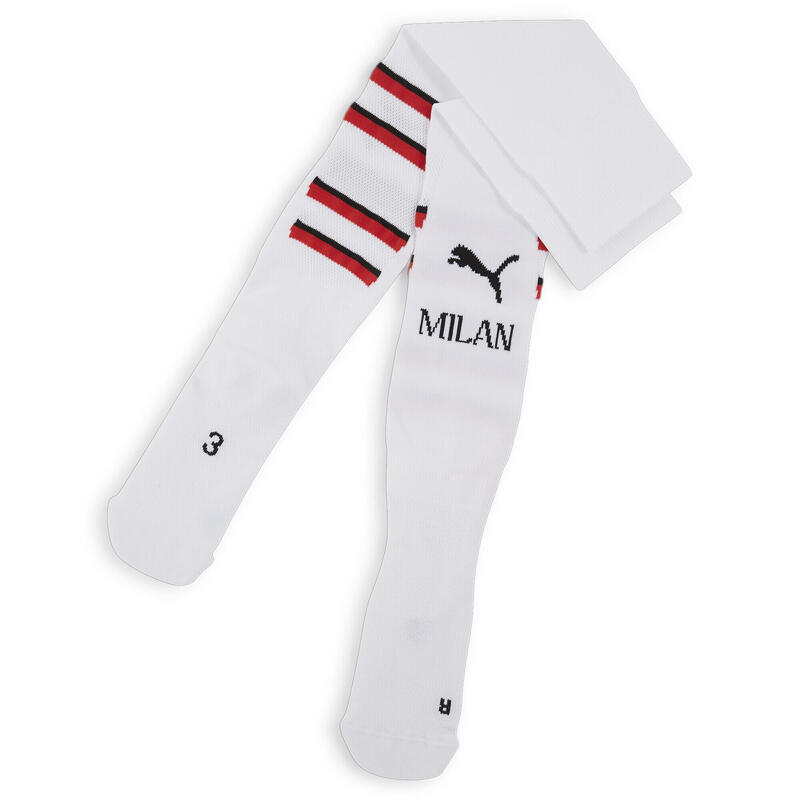 Calze grafiche AC Milan da uomo PUMA White For All Time Red