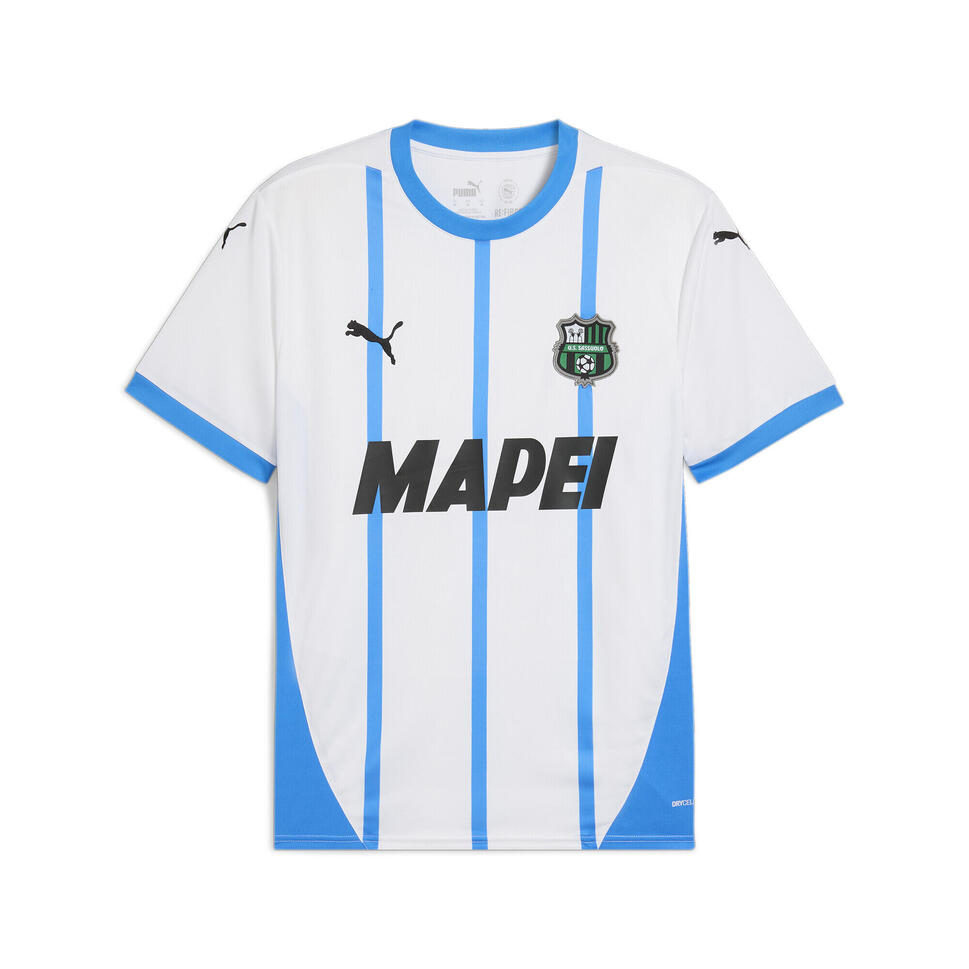 Męska koszulka wyjazdowa US Sassuolo Calcio 24/25 PUMA White Ignite Blue