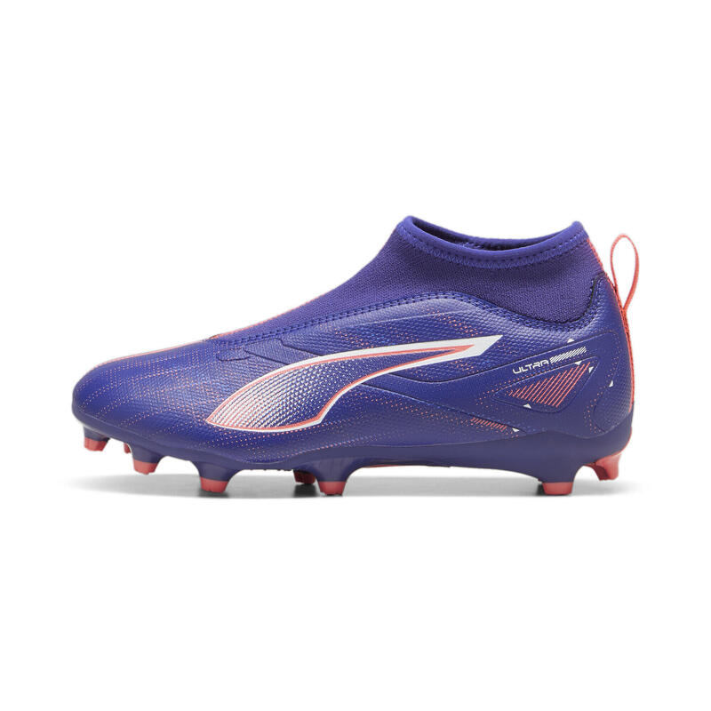 Ghete de fotbal ULTRA 5 MATCH+ FG/AG fără șireturi pentru tineret PUMA