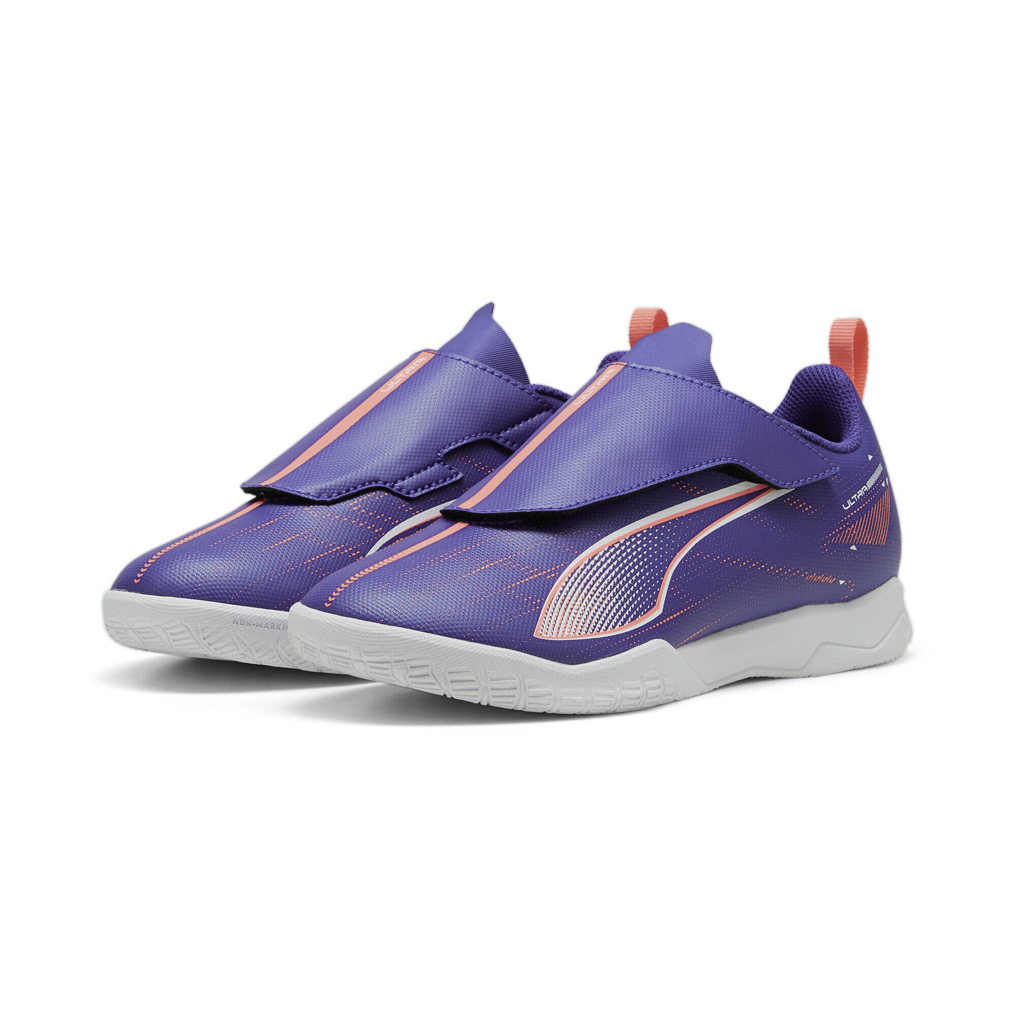 Puma - Chaussures De Futsal Ultra 5 Play It Enfant Puma - Baskets - Blanc|bleu|rose - Decathlon