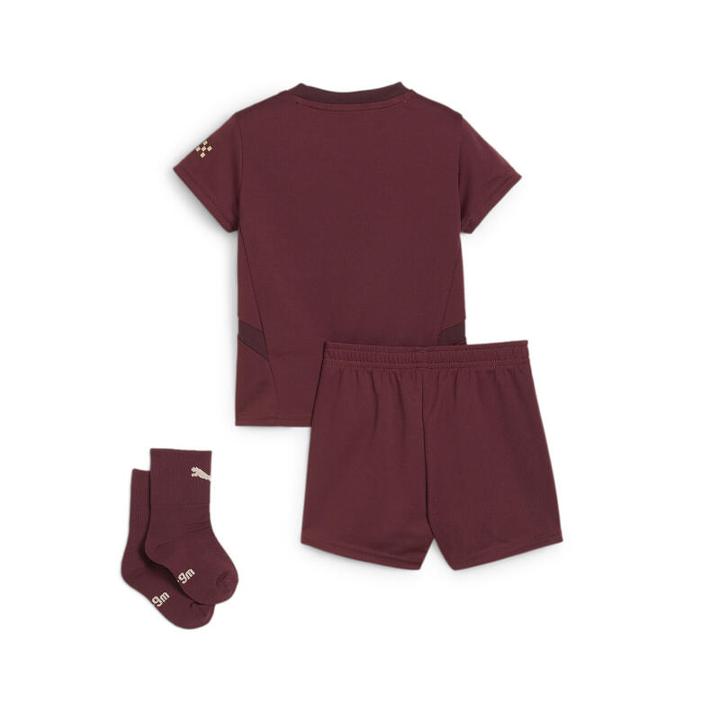 Dětská fotbalová minisouprava Manchester City 24/25 PUMA Dark Jasper Red