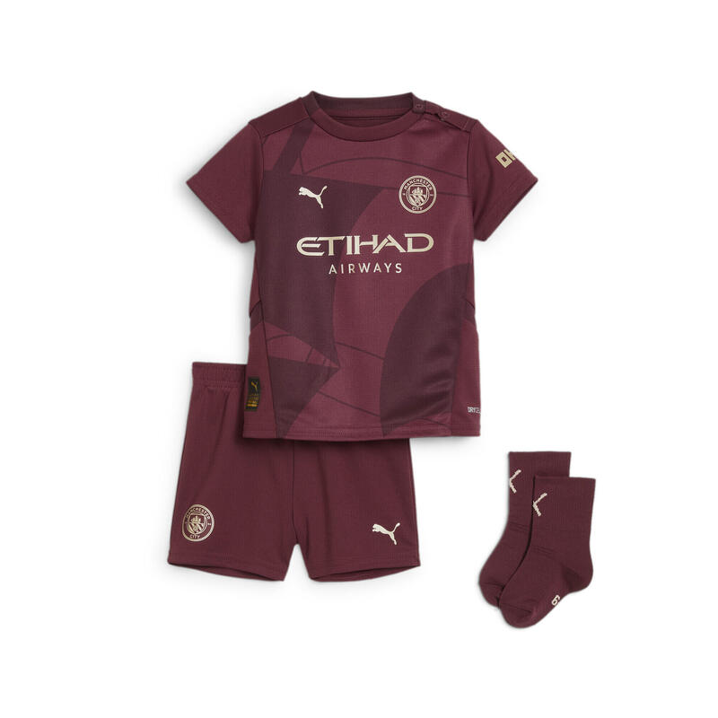 Babykit Third 24/25 Manchester City Bébé PUMA Dark Jasper Red