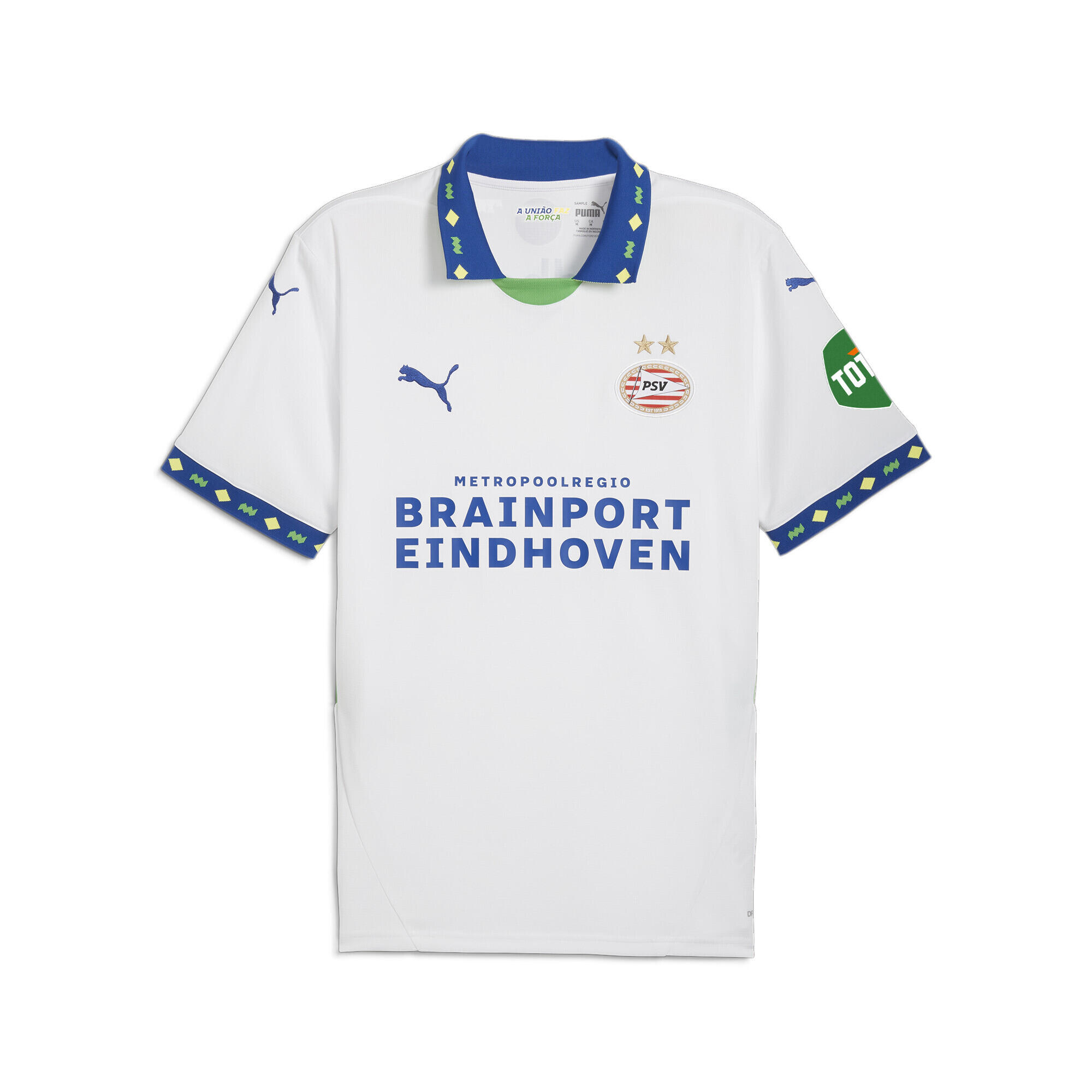 PUMA PSV Eindhoven 24/25 derde shirt voor heren PUMA White Cobalt Glaze Blue