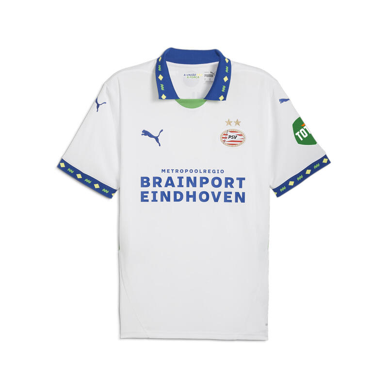 PSV Eindhoven 24/25 derde shirt voor heren PUMA White Cobalt Glaze Blue