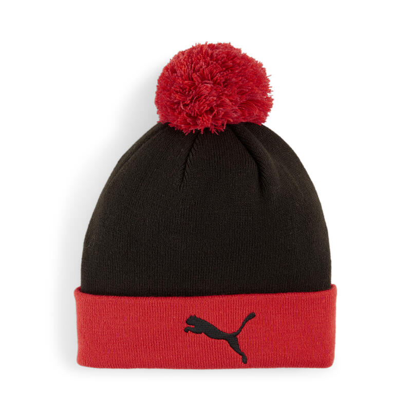 AC Milan beanie met pompom voor jongeren PUMA For All Time Red Black