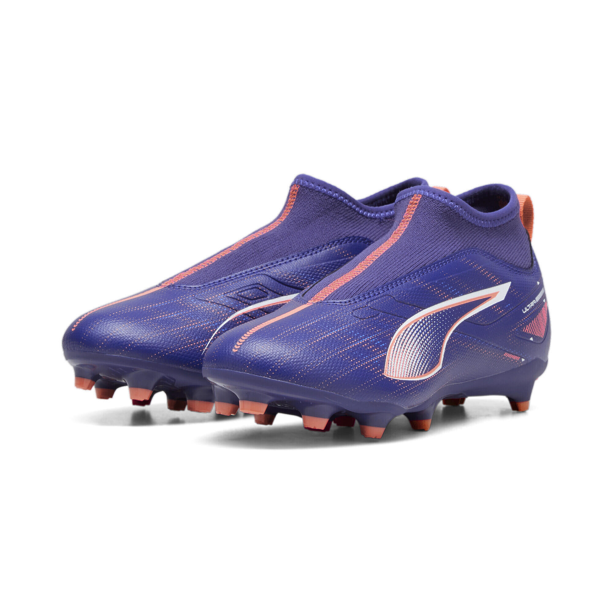 Scarpe da calcio senza lacci ULTRA 5 MATCH FG AG per ragazzi PUMA PUMA Decathlon