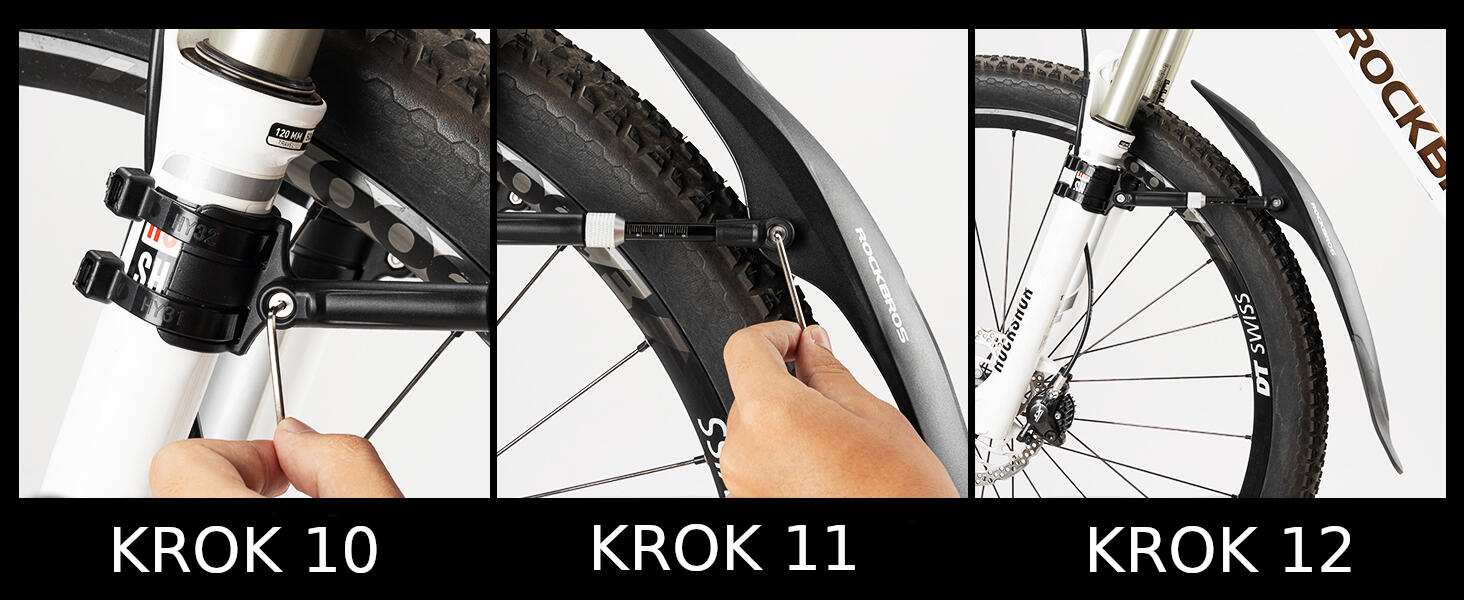 Błotnik rowerowy przedni Rockbros 28210008001 7/7