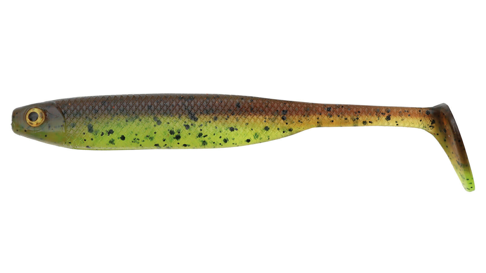 STUCKI FISHING Esca morbida siliconica - Stucki - Prey One 10cm - 053 - Green Pumpkin