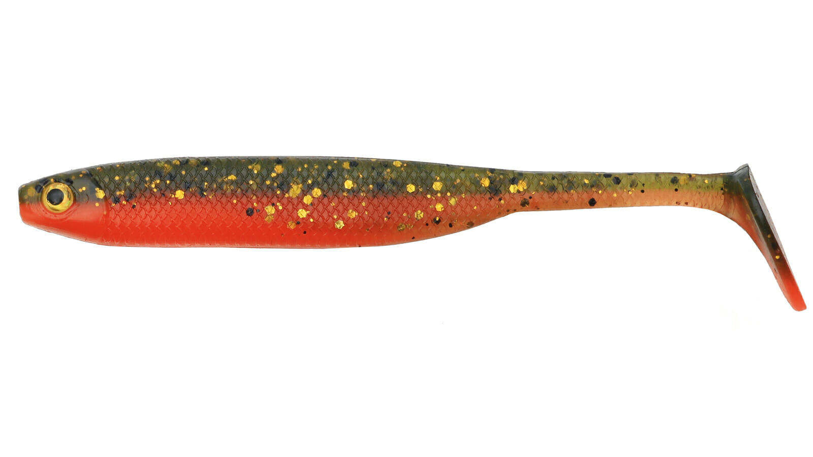 STUCKI FISHING Esca morbida siliconica - Stucki - Prey One 10cm - 051 - Red Flash